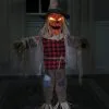 Schaurige Vogelscheuche Halloween Animatronic -HALLOWEEN OBJEKTE ONLINE Verkäufe grimmige vogelscheuche halloween animatronic twitching pumpkin scarecrow animated prop halloween und horror deko 51247