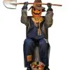 Schaurige Kürbis Vogelscheuche Halloween Animatronic -HALLOWEEN OBJEKTE ONLINE Verkäufe grinsende kuerbis vogelscheuche halloween animatronic jack pumpkin halloween animatronic halloween und horror deko und animatronics 50974