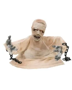 Mumie Halloween Animatronic 40cm -HALLOWEEN OBJEKTE ONLINE Verkäufe groundbreaker mumie animatronic 40cm halbierte mumie halloween dekofigur animated mummy 36298 04