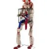 Killer Clown Mit Clown In Käfig Animatronic -HALLOWEEN OBJEKTE ONLINE Verkäufe horror clown mit clown in kaefig animatronic horror clown with clown in cage 38869 01