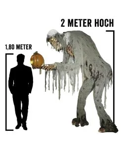 Großer Jack Reaper Mit Sprechendem Kürbis Halloween Animatronic -HALLOWEEN OBJEKTE ONLINE Verkäufe riesiger jack reaper mit sprechendem kuerbis halloween animatronic prowling jack reaper halloween prop animatronic horror und halloween deko 51244 4