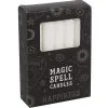 Weiße "Glücklichsein" Hexenkerzen 12 St. -HALLOWEEN OBJEKTE ONLINE Verkäufe schwarze gluecklichsein zauberkerzen white happiness spell candles gothic deko 50674 01