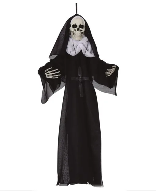 Nonne Als Skelett Hängefigur 5 Nonne Als Skelett Hängefigur -HALLOWEEN OBJEKTE ONLINE Verkäufe skelett nonne haengefigur skeleton nun hanging prop skelett deko halloween deko 51992 01