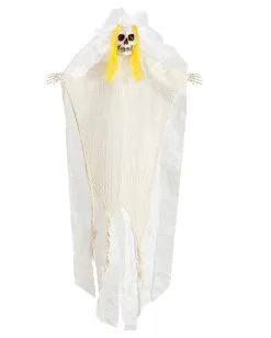 Skelettbraut Mit Leuchtendem Totenschädel 105cm 7 Skelettbraut Mit Leuchtendem Totenschädel 105cm -HALLOWEEN OBJEKTE ONLINE Verkäufe skelettbraut mit leuchtendem totenkopf skeleton bride with blinking skull halloween deko 51743 02